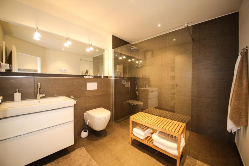 Ferienwohnung Strandvilla Augustusbad App. 18 シャルボイツ エクステリア 写真